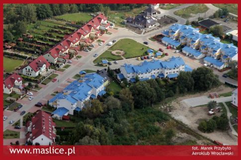17. Maślice Małe z lotu ptaka ul. Pasłęcka - Ostródzka